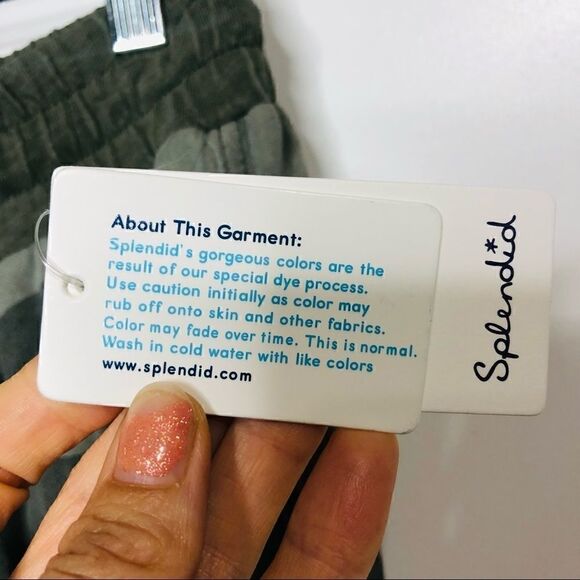 Splendid Green Camo Jogger Track Pants Lyocell - Picture 6 of 11